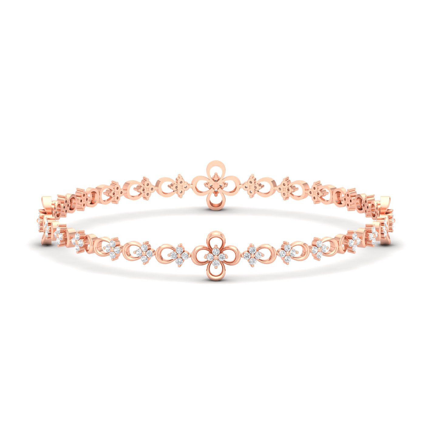 Falak Bloom Diamond Bangle