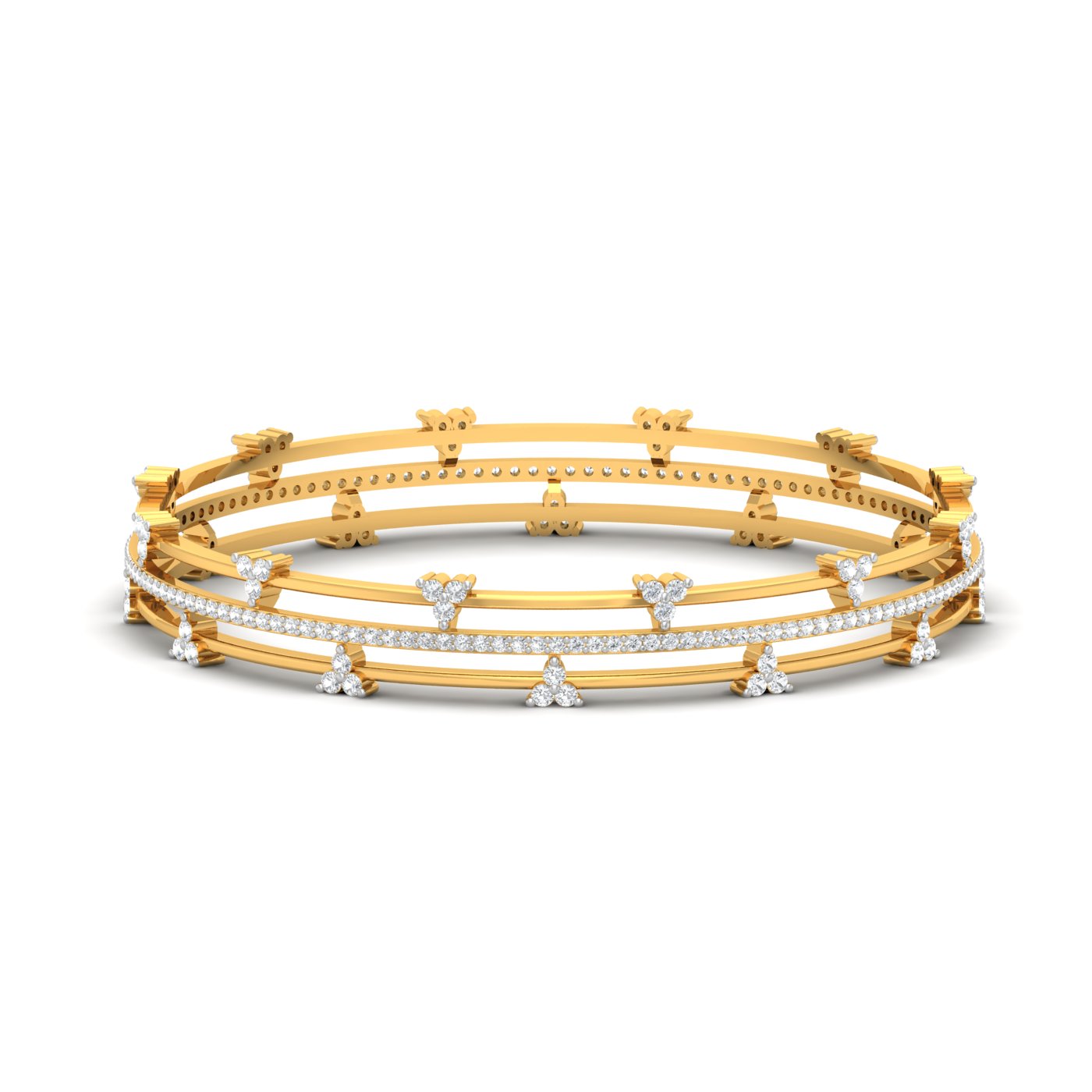 Chhaya Trio Diamond Bangle