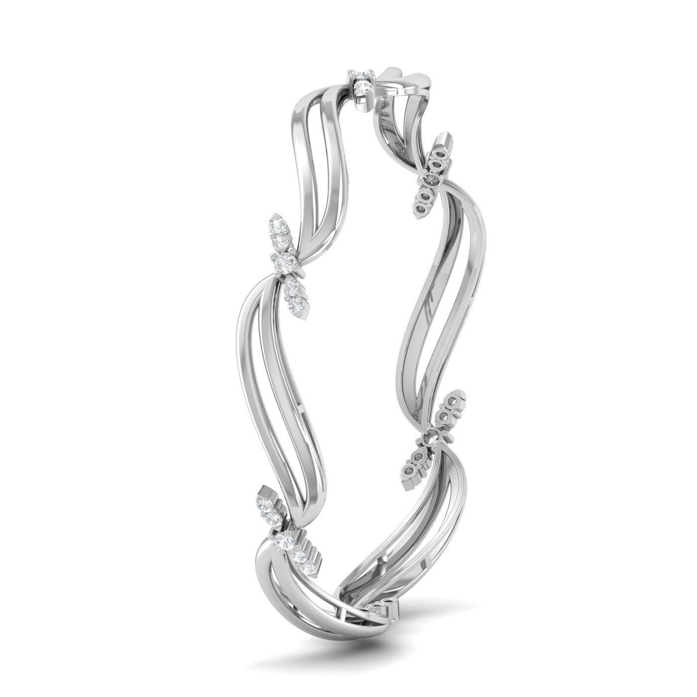 Isla Leofe Diamond Bangle