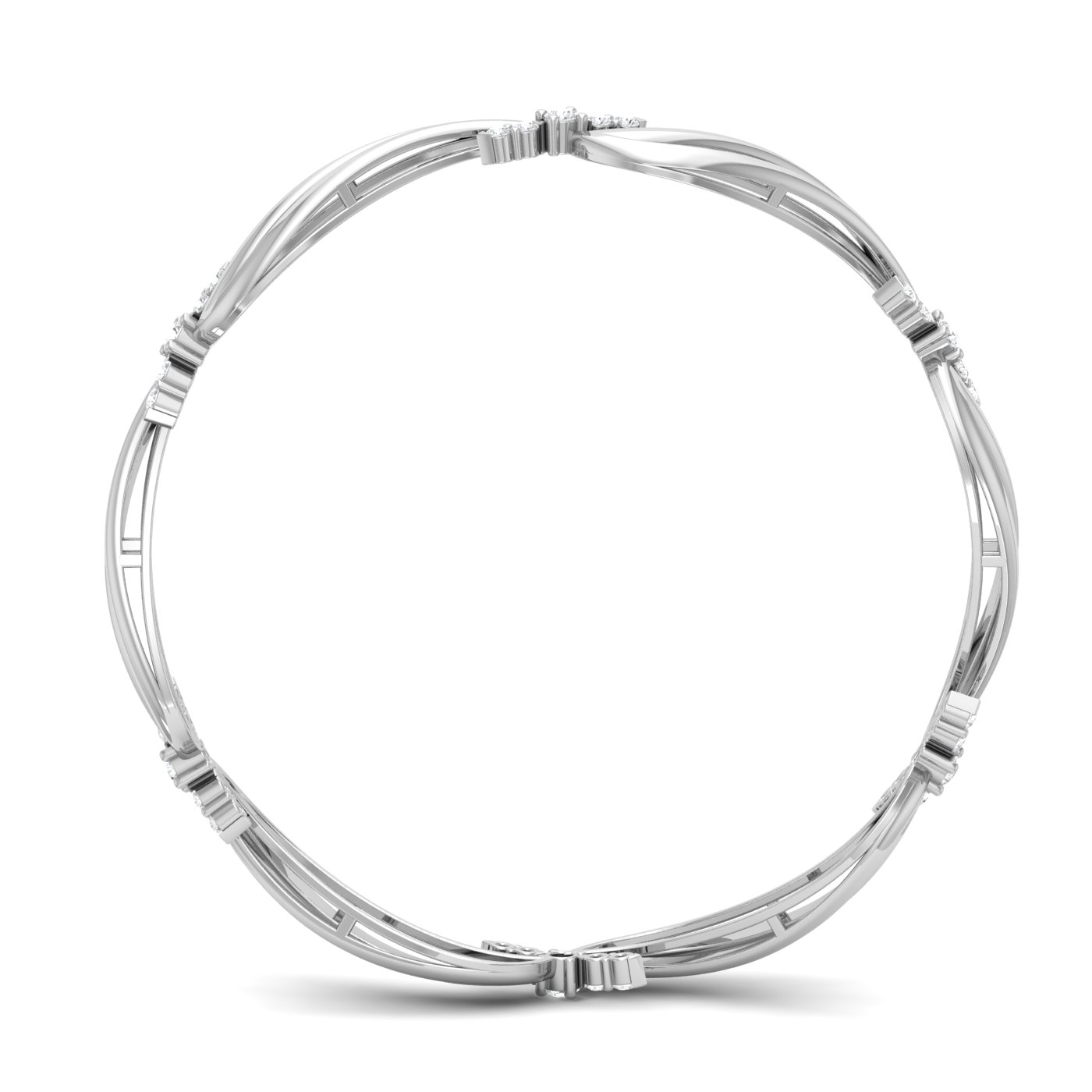 Isla Leofe Diamond Bangle