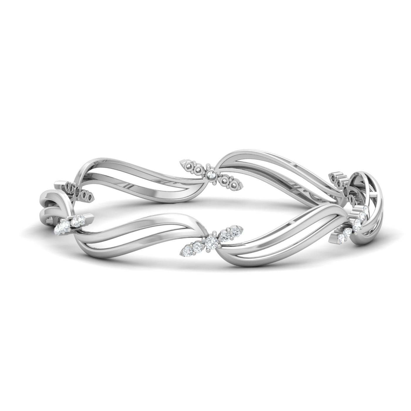 Isla Leofe Diamond Bangle