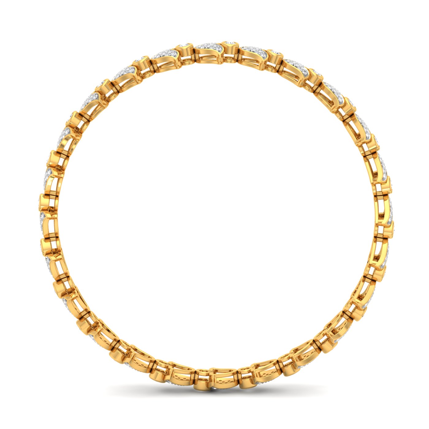 Tulip Diamond Bangle