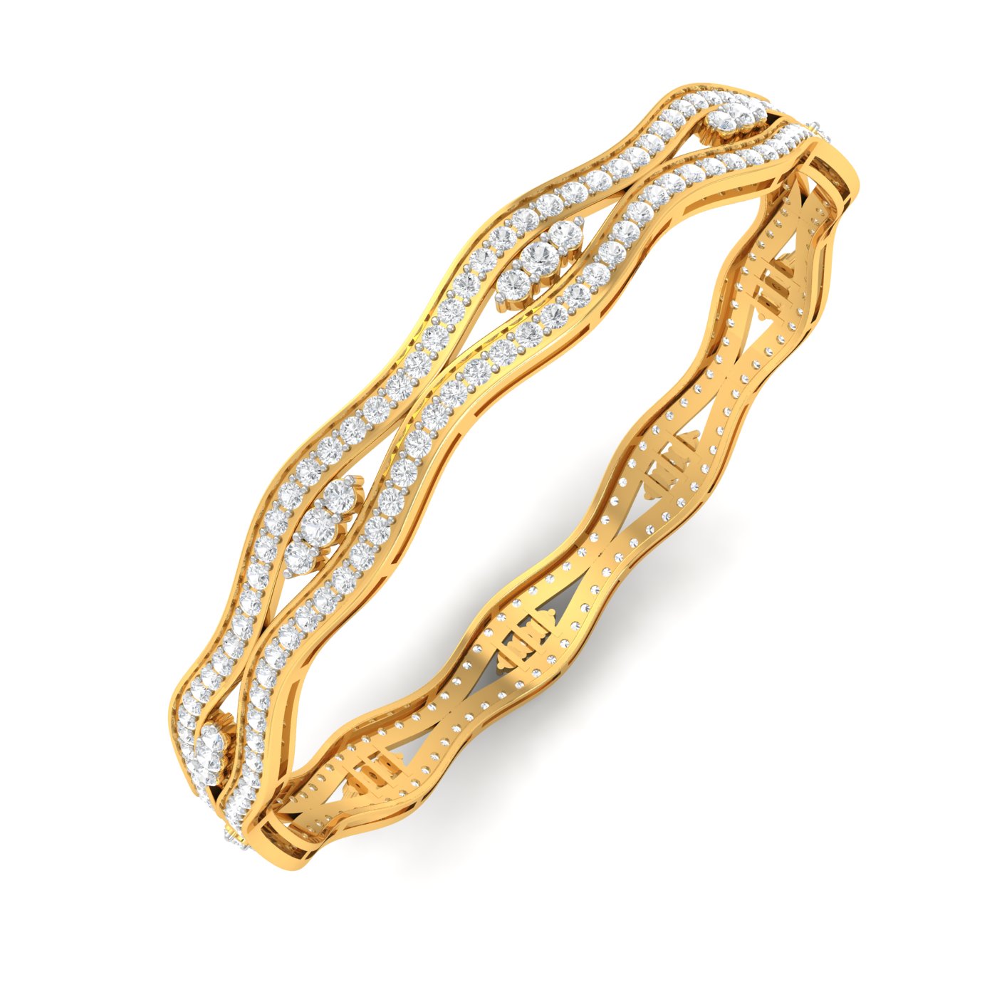 Natalia Sparkling Diamond Bangle