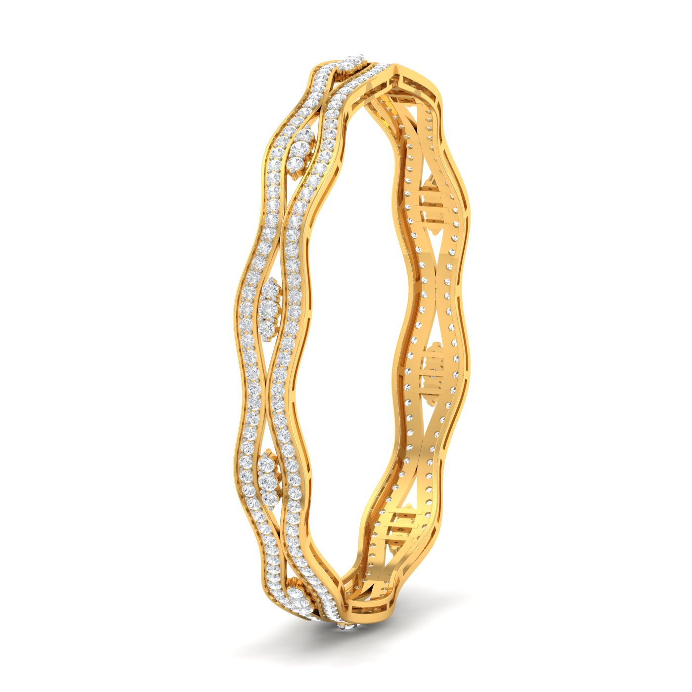 Natalia Sparkling Diamond Bangle