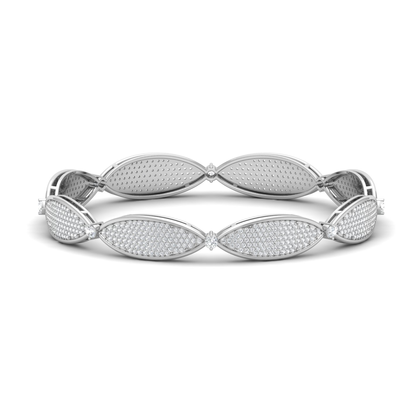 Twisted Diamond Bangle
