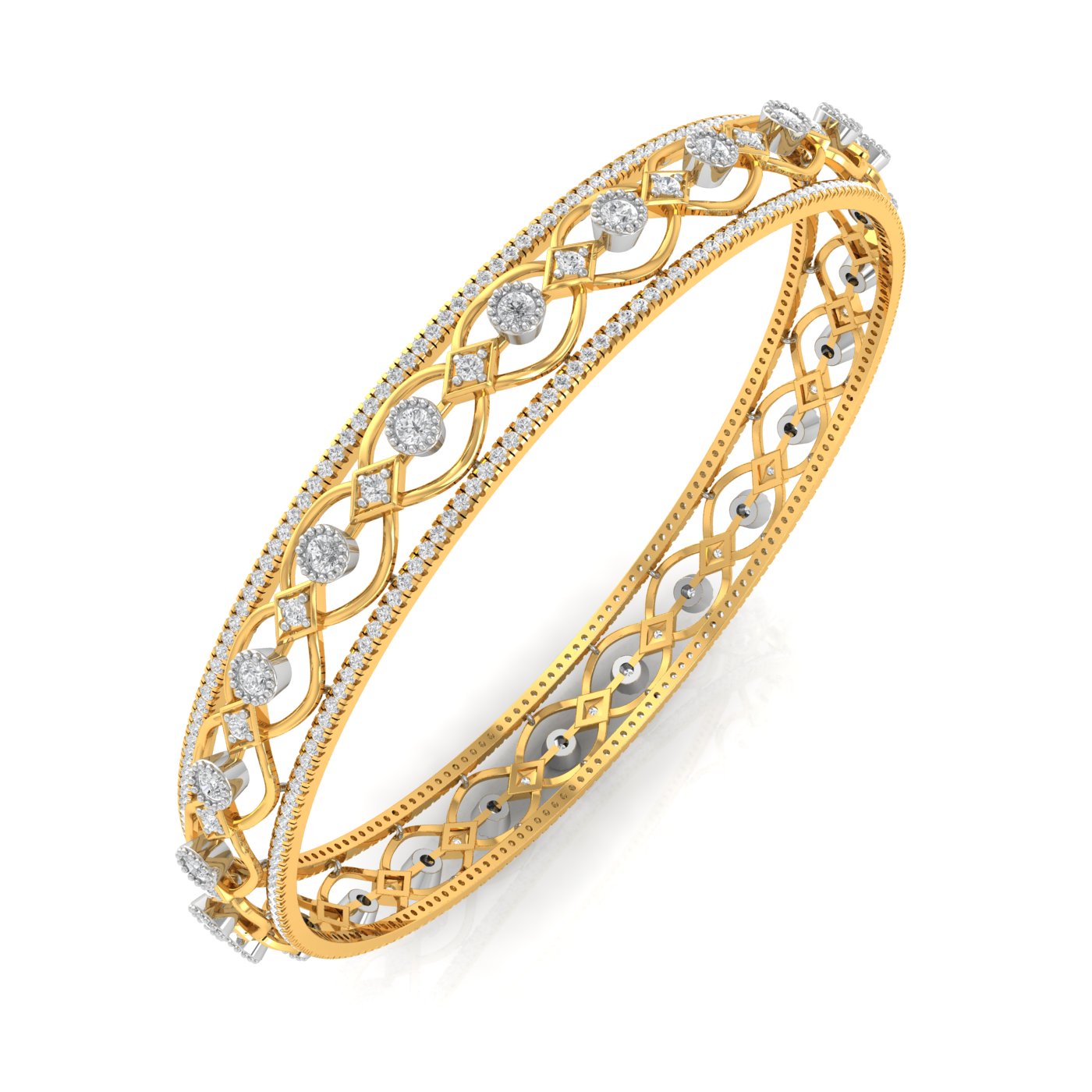 Bailey Fancy Cutout Diamond Bangle