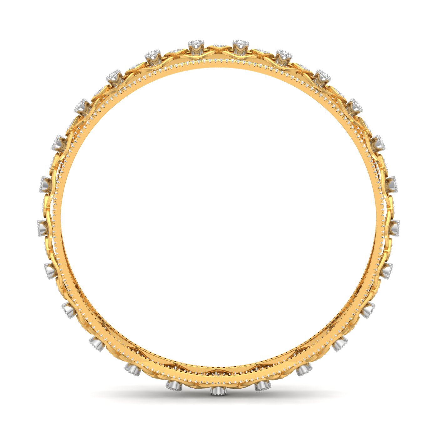 Bailey Fancy Cutout Diamond Bangle