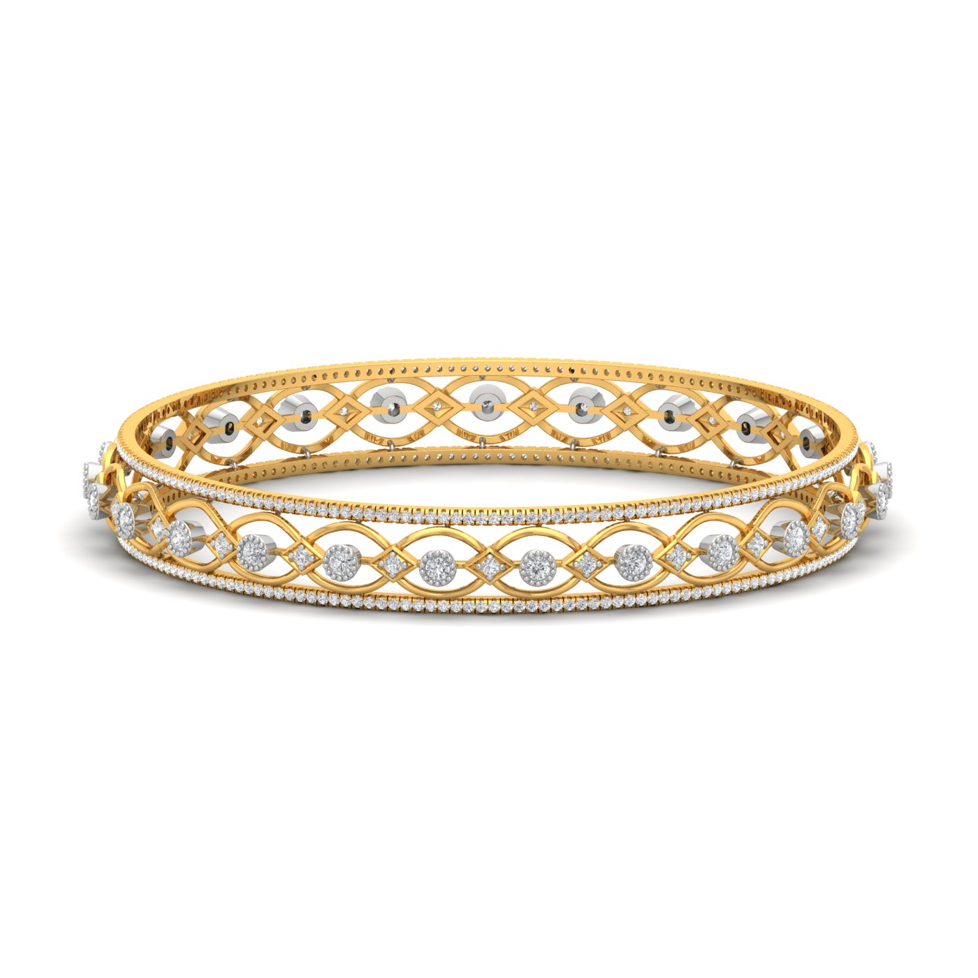 Bailey Fancy Cutout Diamond Bangle