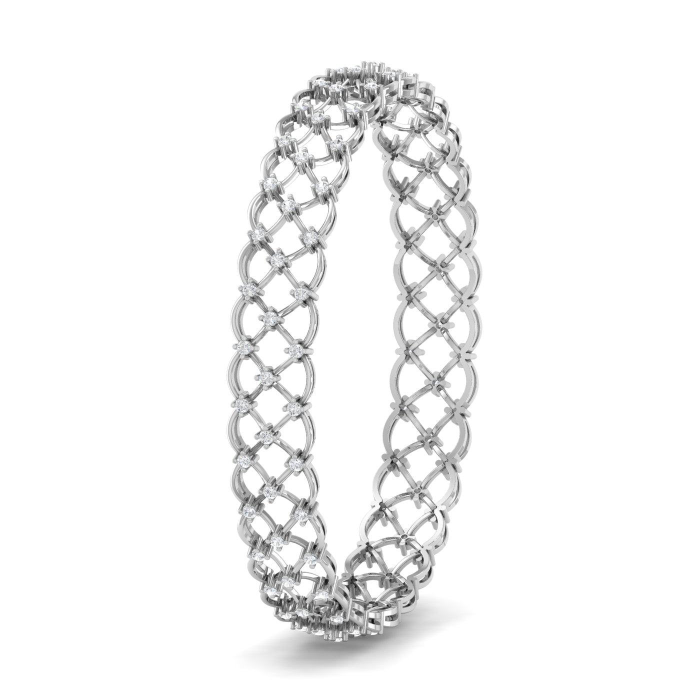 Warda Fancy Diamond Bangle