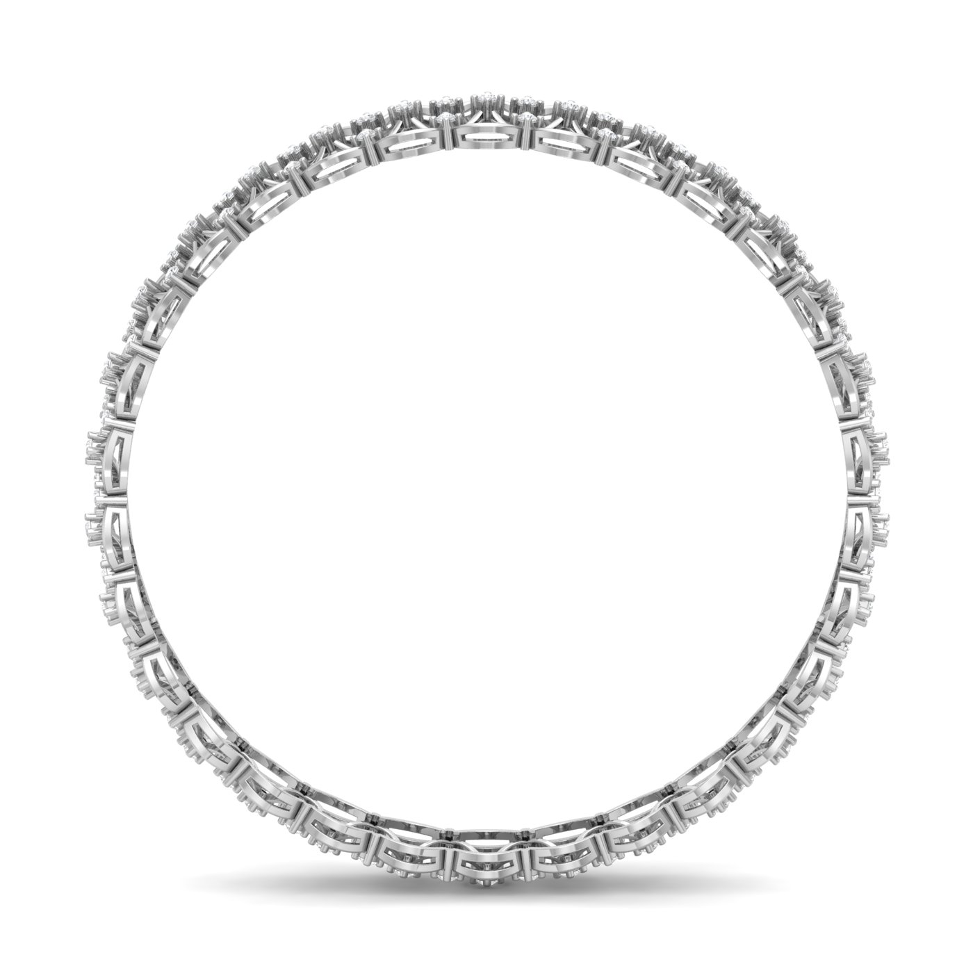 Warda Fancy Diamond Bangle