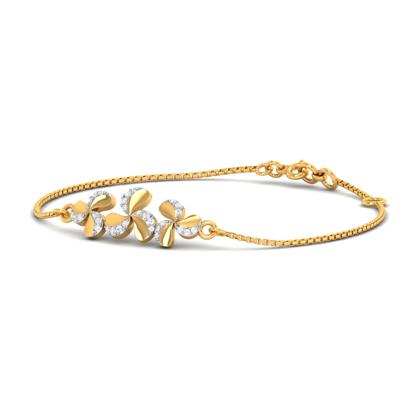 Buy Lily Diamond Bracelet Online In India