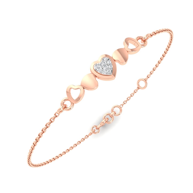 Love Heart Diamond bracelet