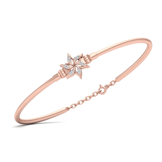 Dazzling Fleur Diamond Bracelet