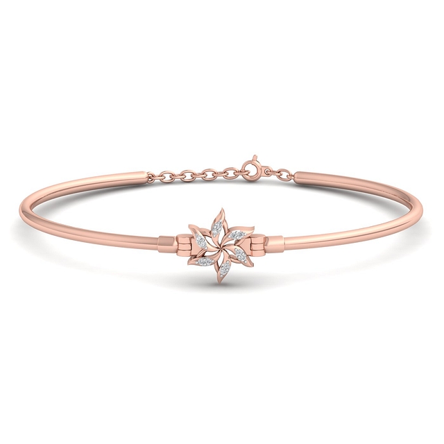 Dazzling Fleur Diamond Bracelet