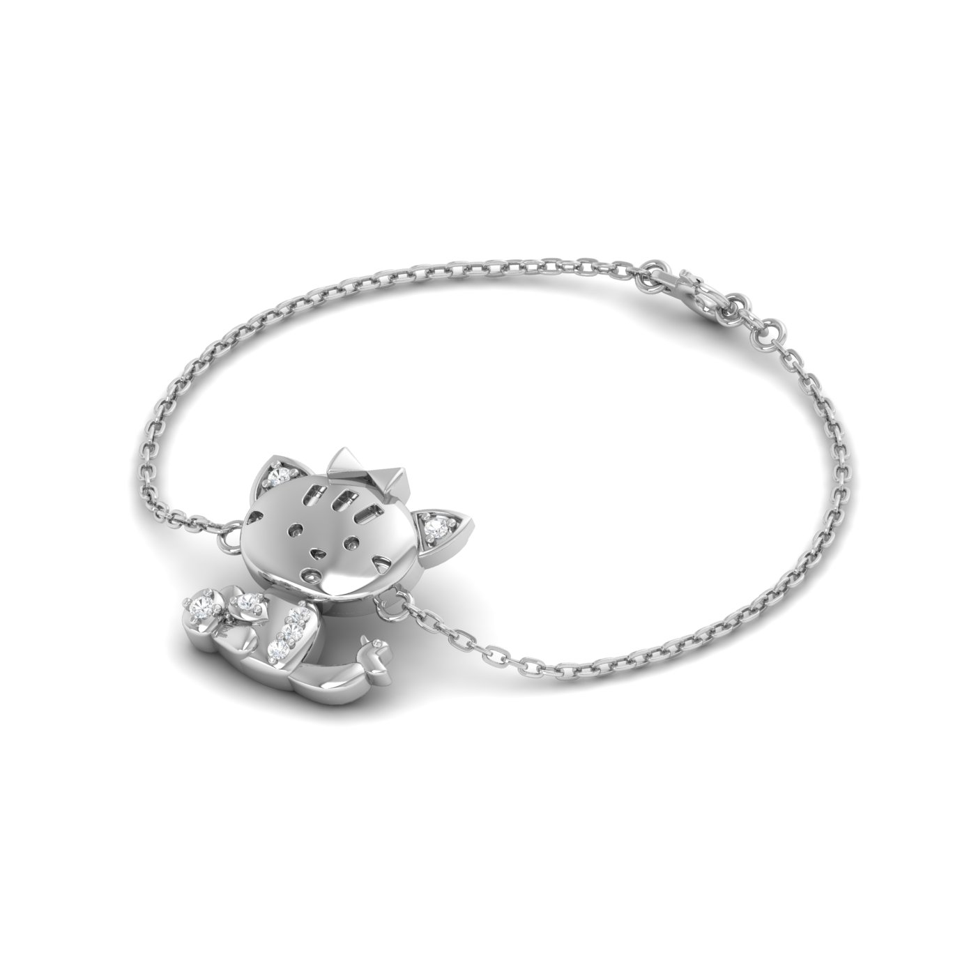 Kitty Gold Kids Bracelet