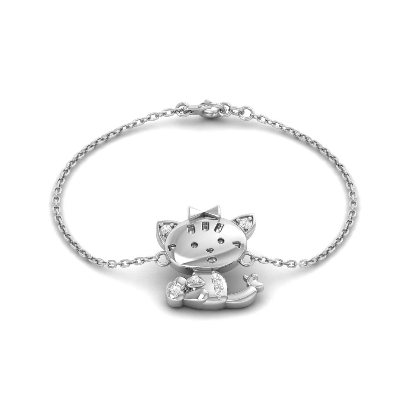 Kitty Gold Kids Bracelet