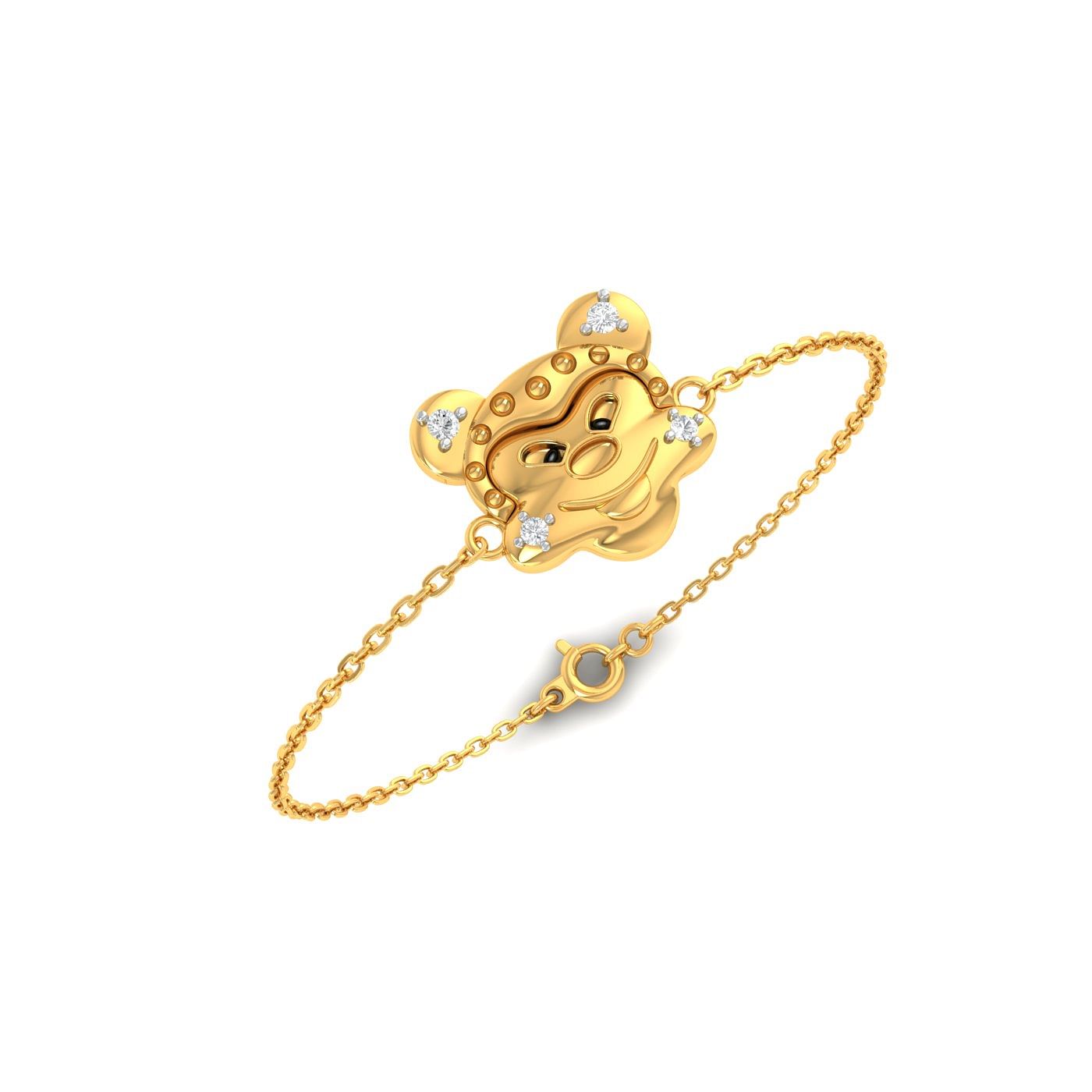 Swarovski Gold-plated Mickey & Minnie bracelet 5515627