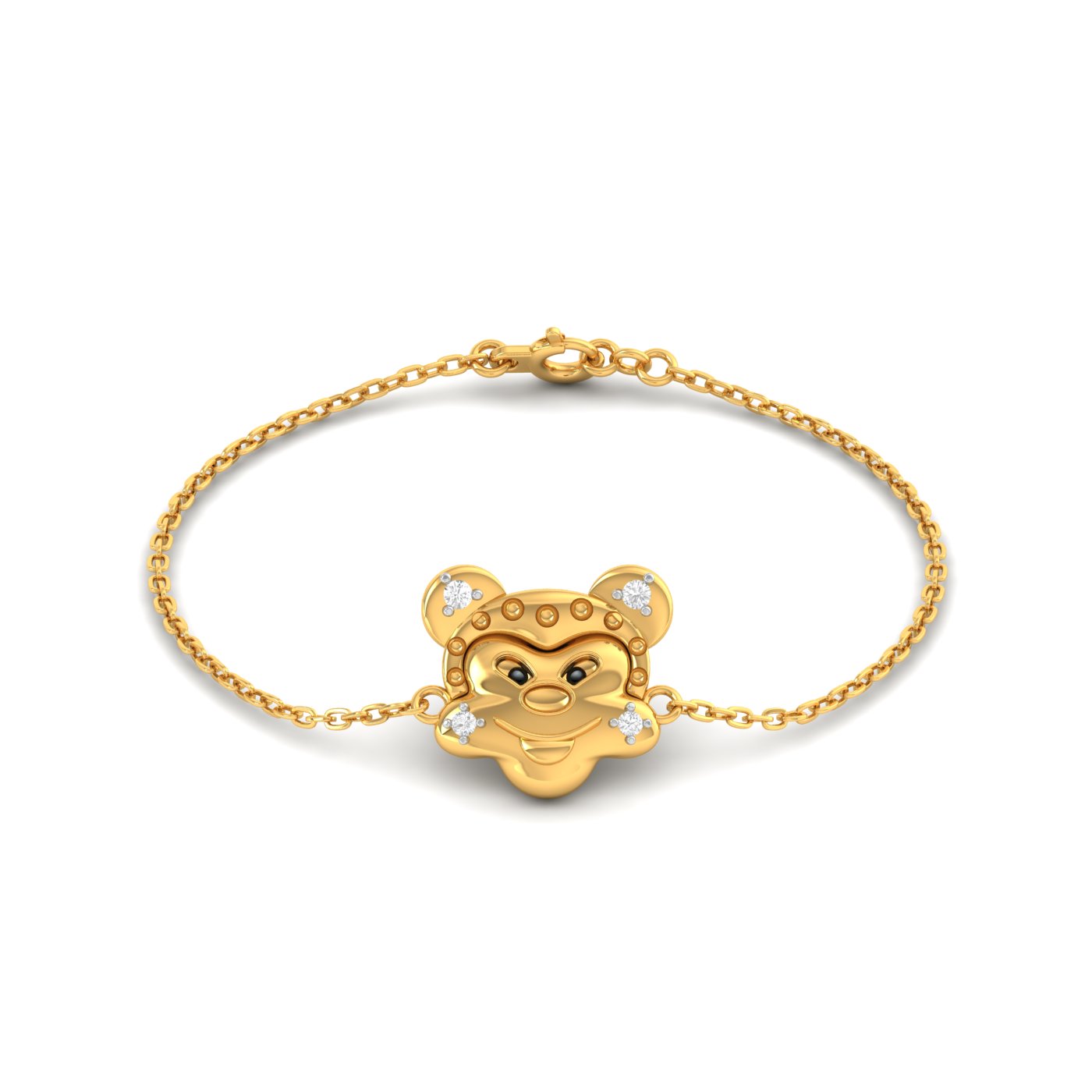 Mickey Mouse Kids Gold Bracelet