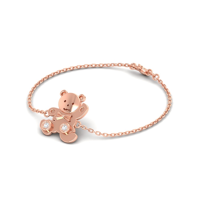 Teddy Kids Chain Gold Bracelet