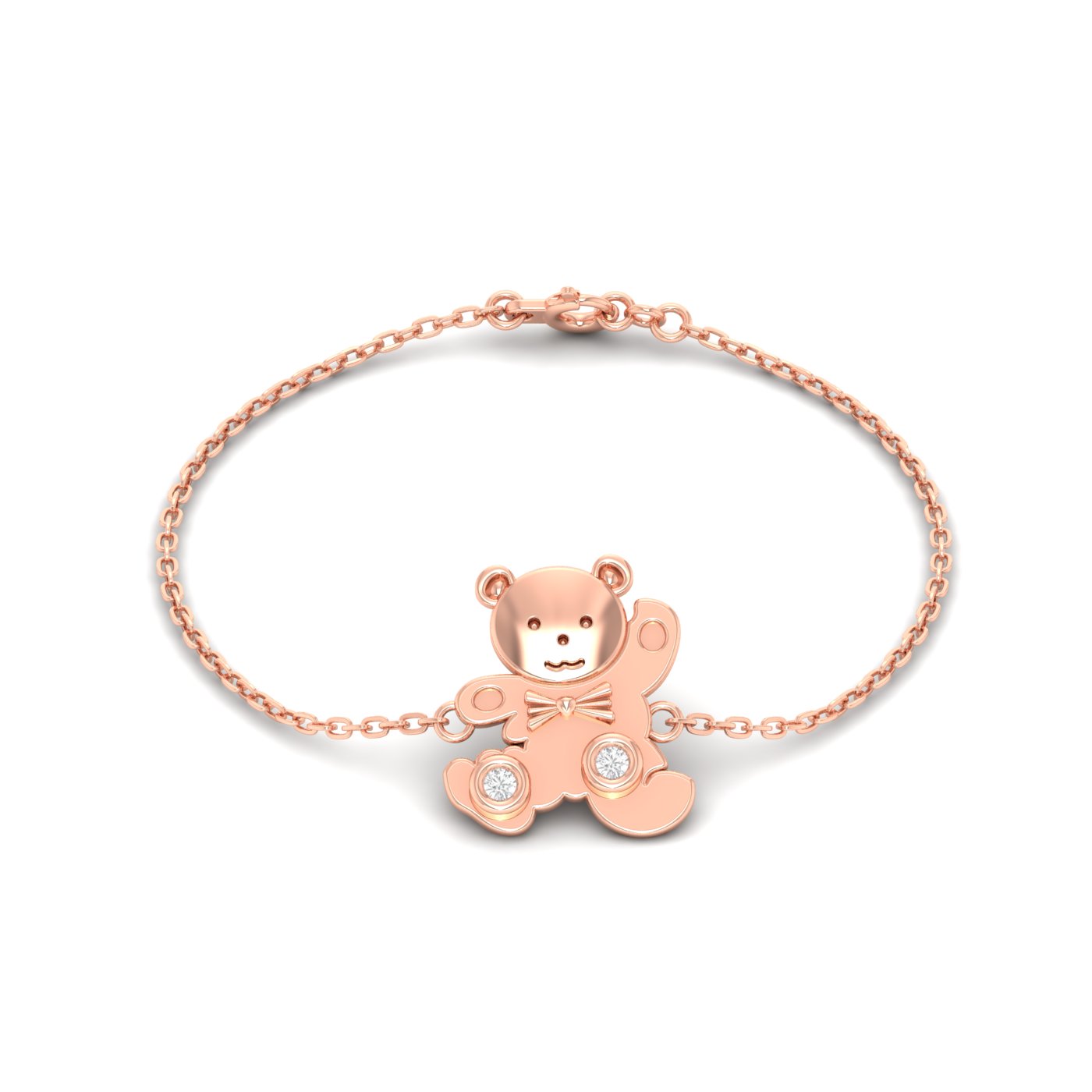 Teddy Bear Teddy Bear Bracelet Sterling Silver | Esquivel and Fees |  Handmade Charm and Jewelry Designs