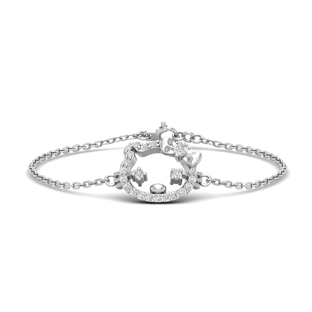 Hello Kitty Diamond Gold Bracelet