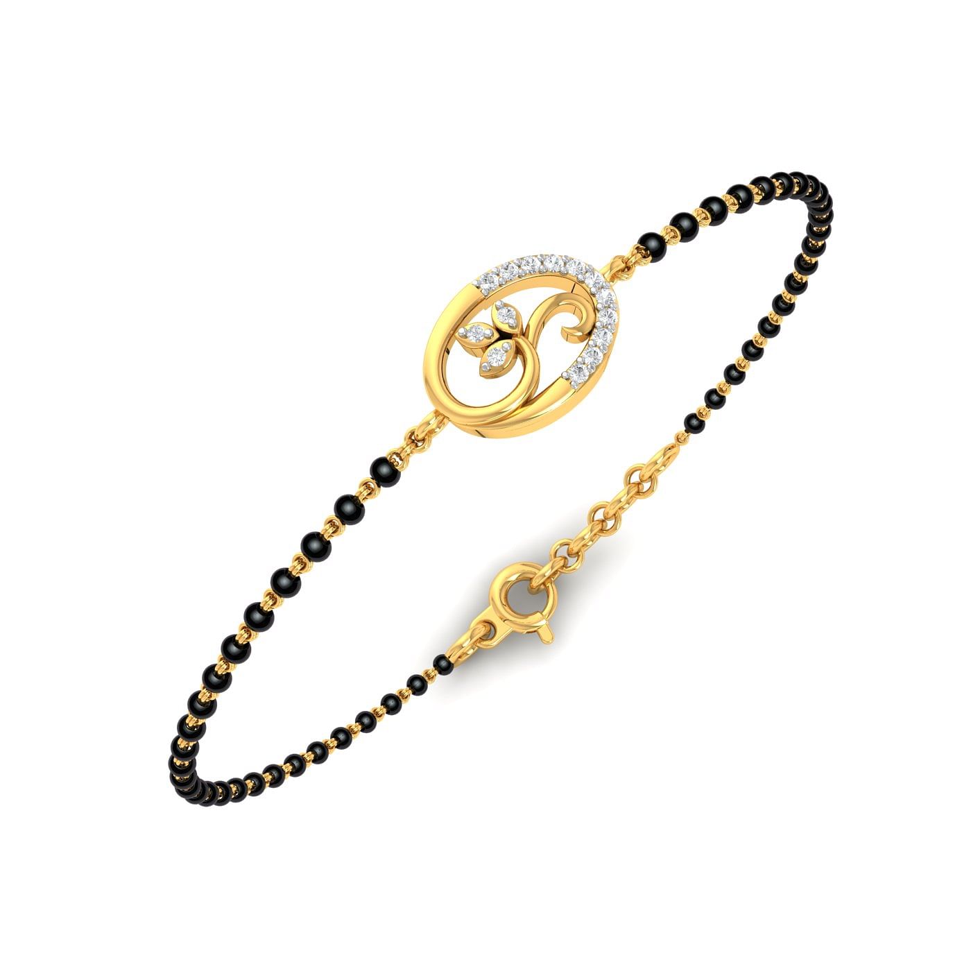 Buy Mia by Tanishq 14k Gold Mangalsutra Bracelet Online At Best Price @  Tata CLiQ