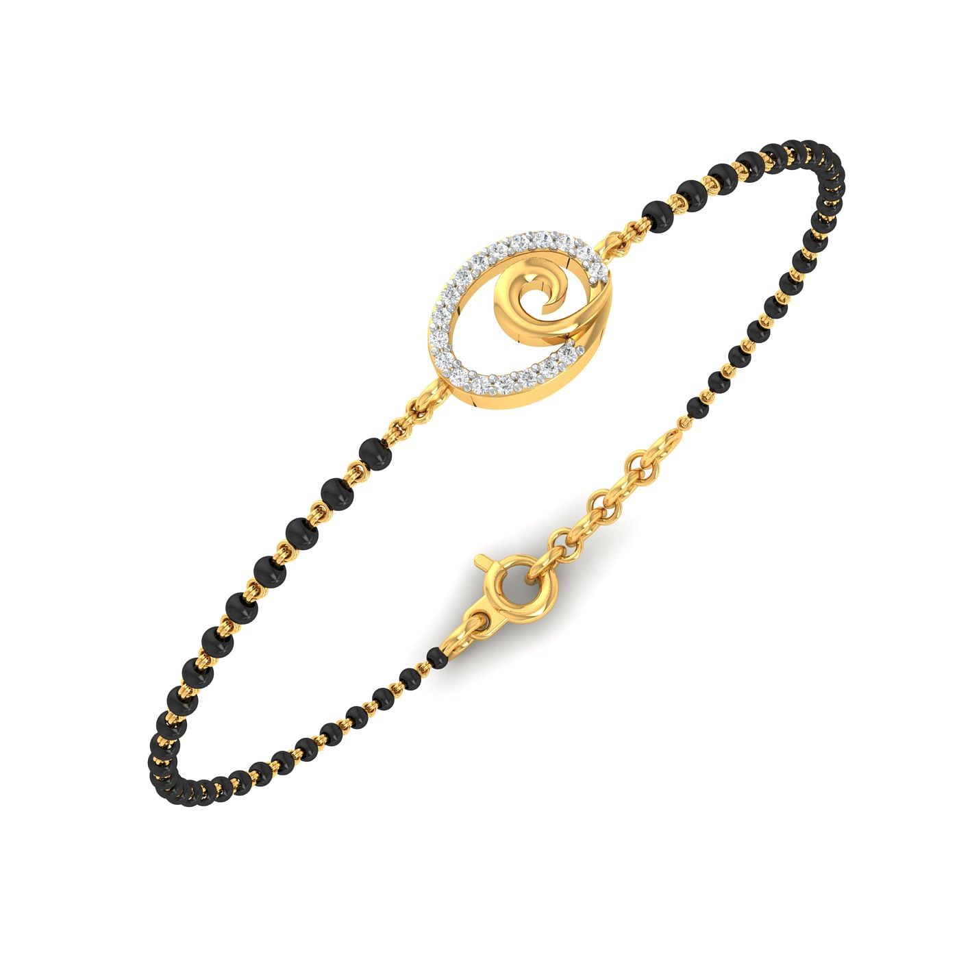 Mangalsutra Bracelet (CBG00045) | Satva Gold