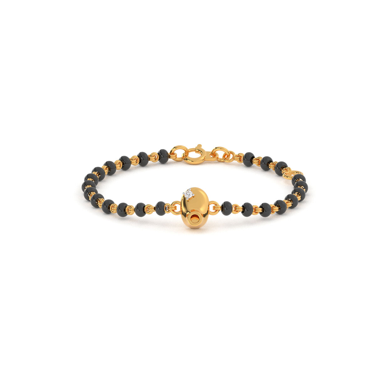 BLUMEN  Exclusive Evil Eye Nazariya Black  Glod Beads Crystal With Gold  Plated Bracelet for Baby Boys  Baby Girls GOLD  Amazonin Jewellery