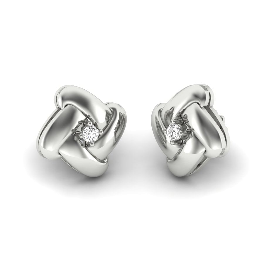 White Stone One Gram Gold Dangler Collections Earrings For Girls ER1885