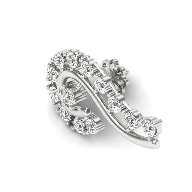 Wondorous Twirl Diamond Earrings