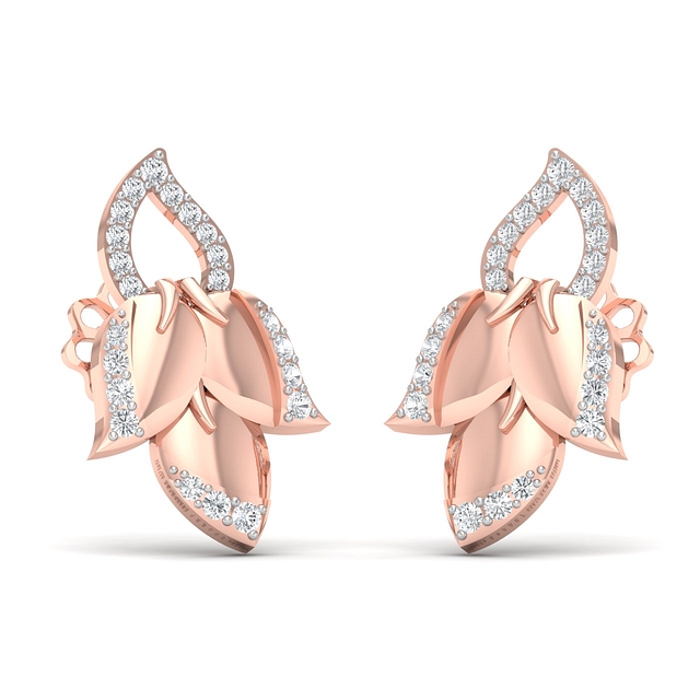 Sparkling Petals Diamond Earrings