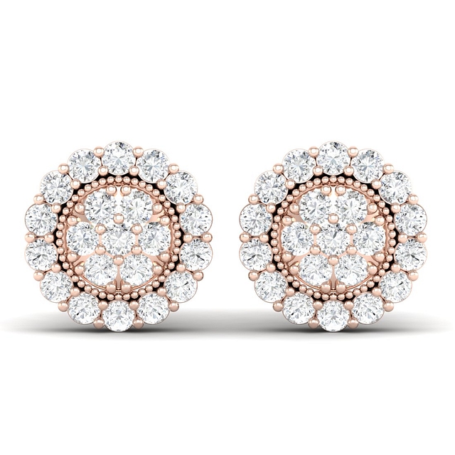 Akriti Dome Diamond Earrings