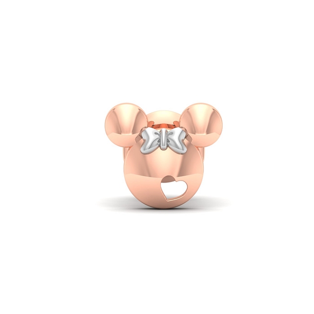 Cute Mickey Gold Earrings