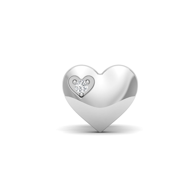 Cute Heart Diamond Earrings