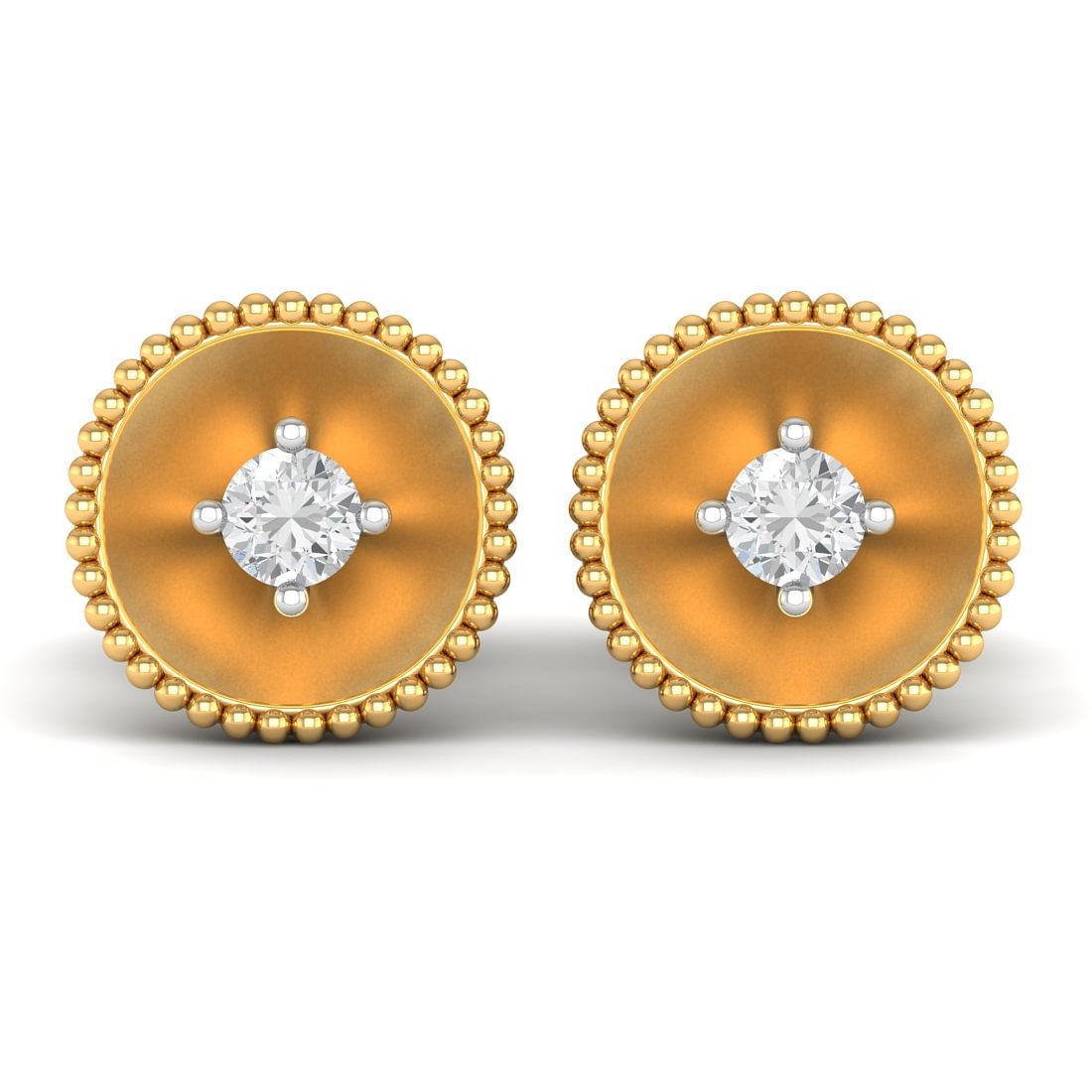 gold earrings  gold earrings online  gold earrings for women  gold stud   gold stone earrings  gold studs for women stud g