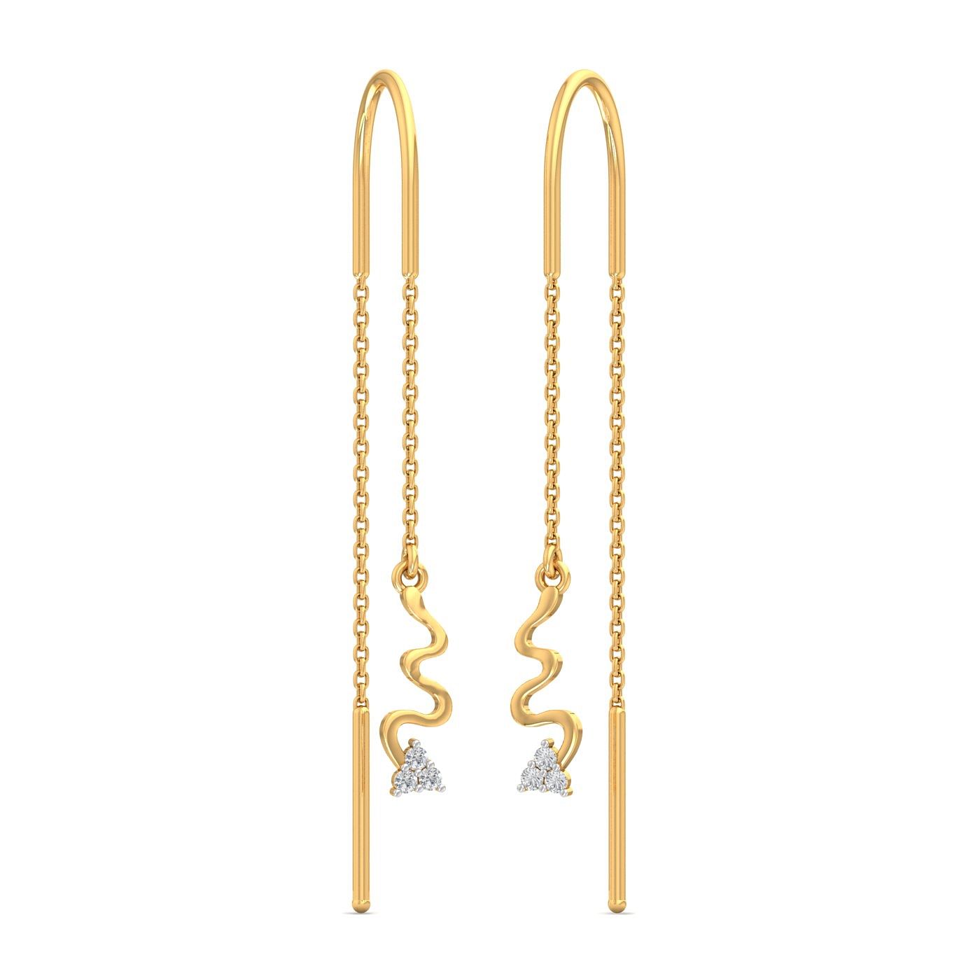 12 Sui dhage ideas  gold jewelry fashion gold earrings designs ear  jewelry