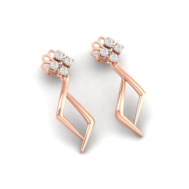 Rylee Diamond Drop Earrings