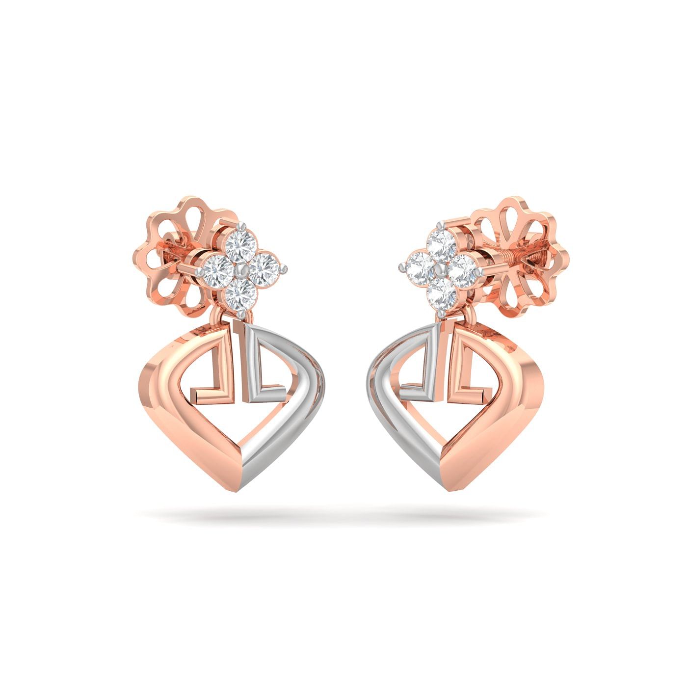 PRIMROSE Cubic Zirconia 18k Rose Gold over Sterling Silver Stud Earring  Sets | eBay