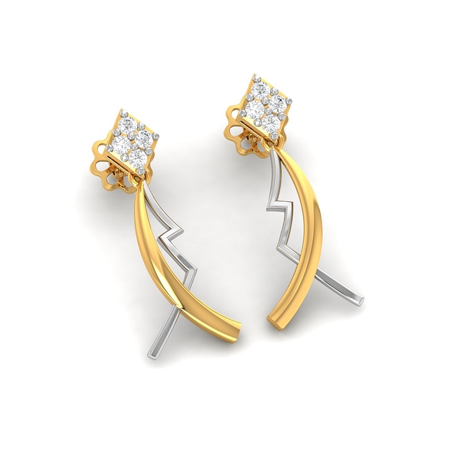 Janya Diamond Elegant Earrings