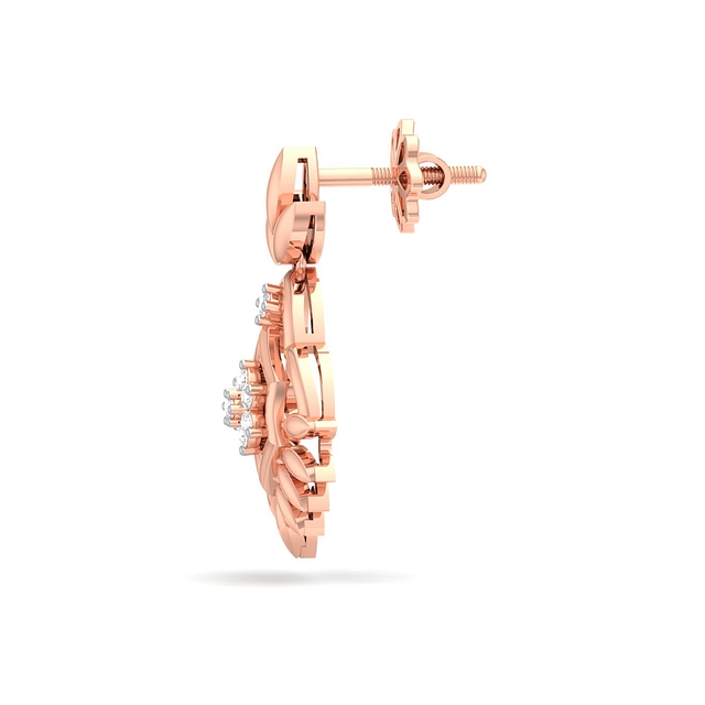Scaevola Diamond Elegant Earrings