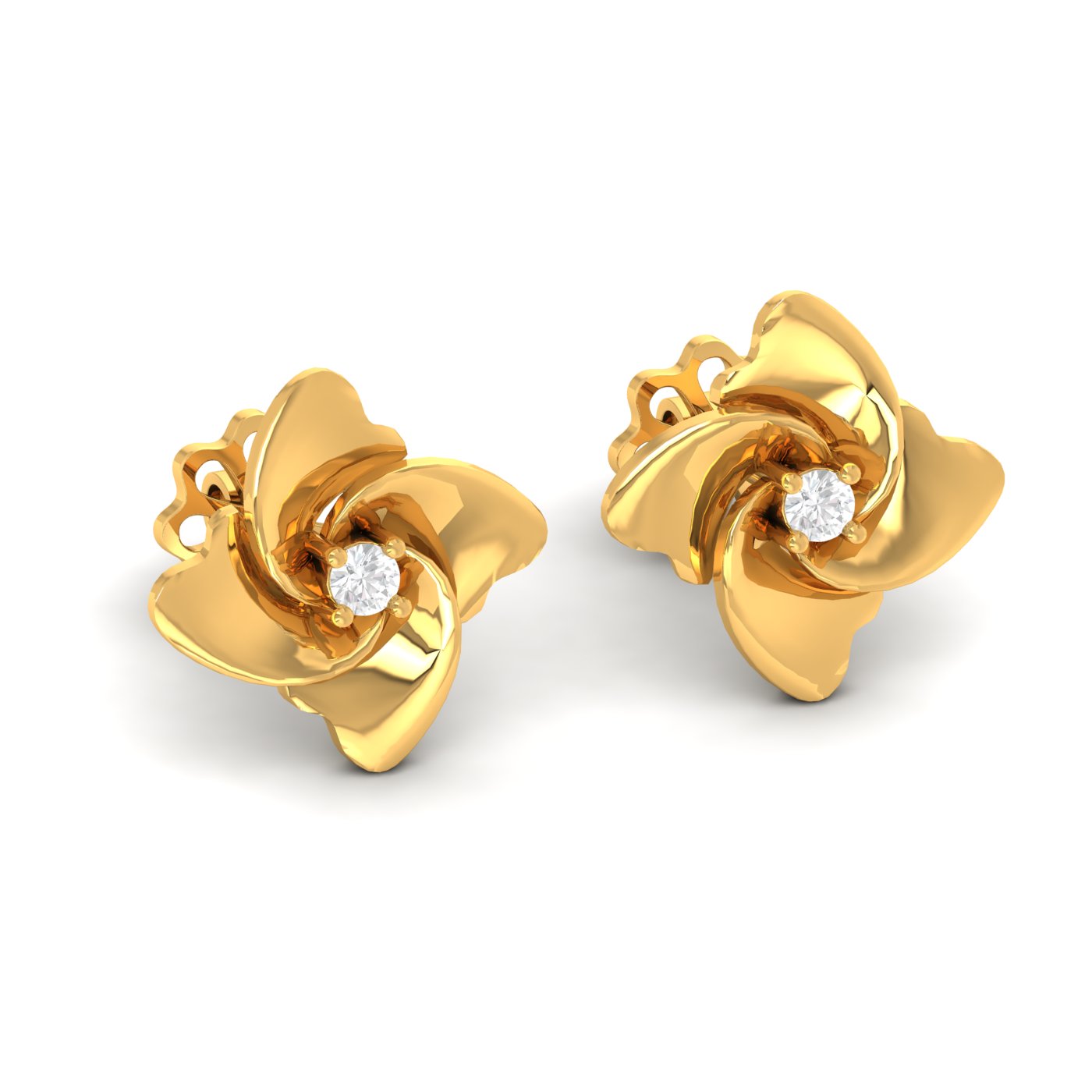 Flipkart.com - Buy SSFJ 1 gram gold blakc crystal beads stud Copper Stud  Earring Online at Best Prices in India