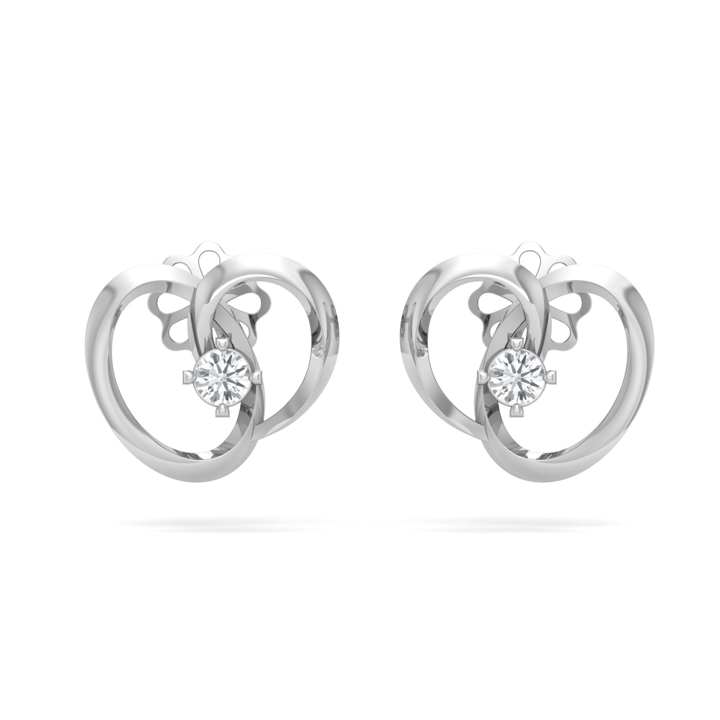 Buy Spell Diamond Stud Earrings Online In India