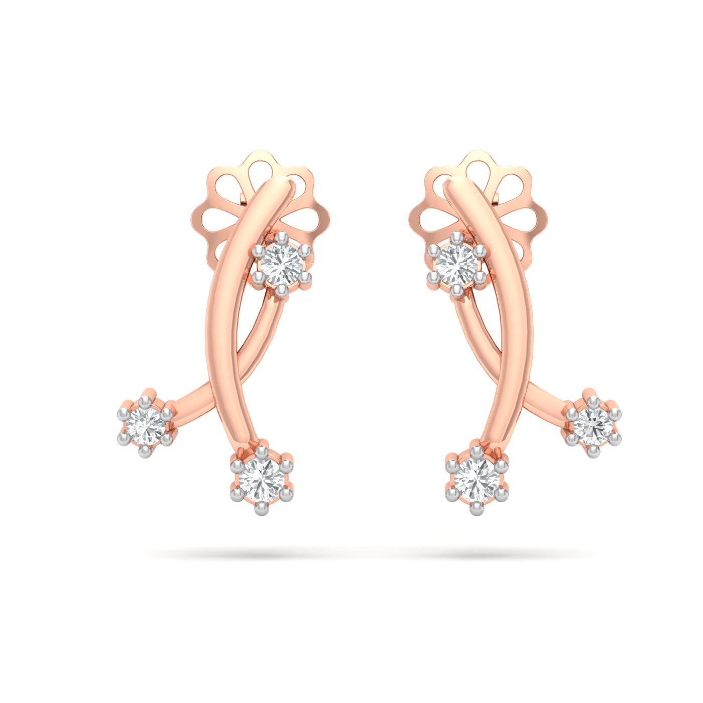 Leah Diamond Stud Earrings