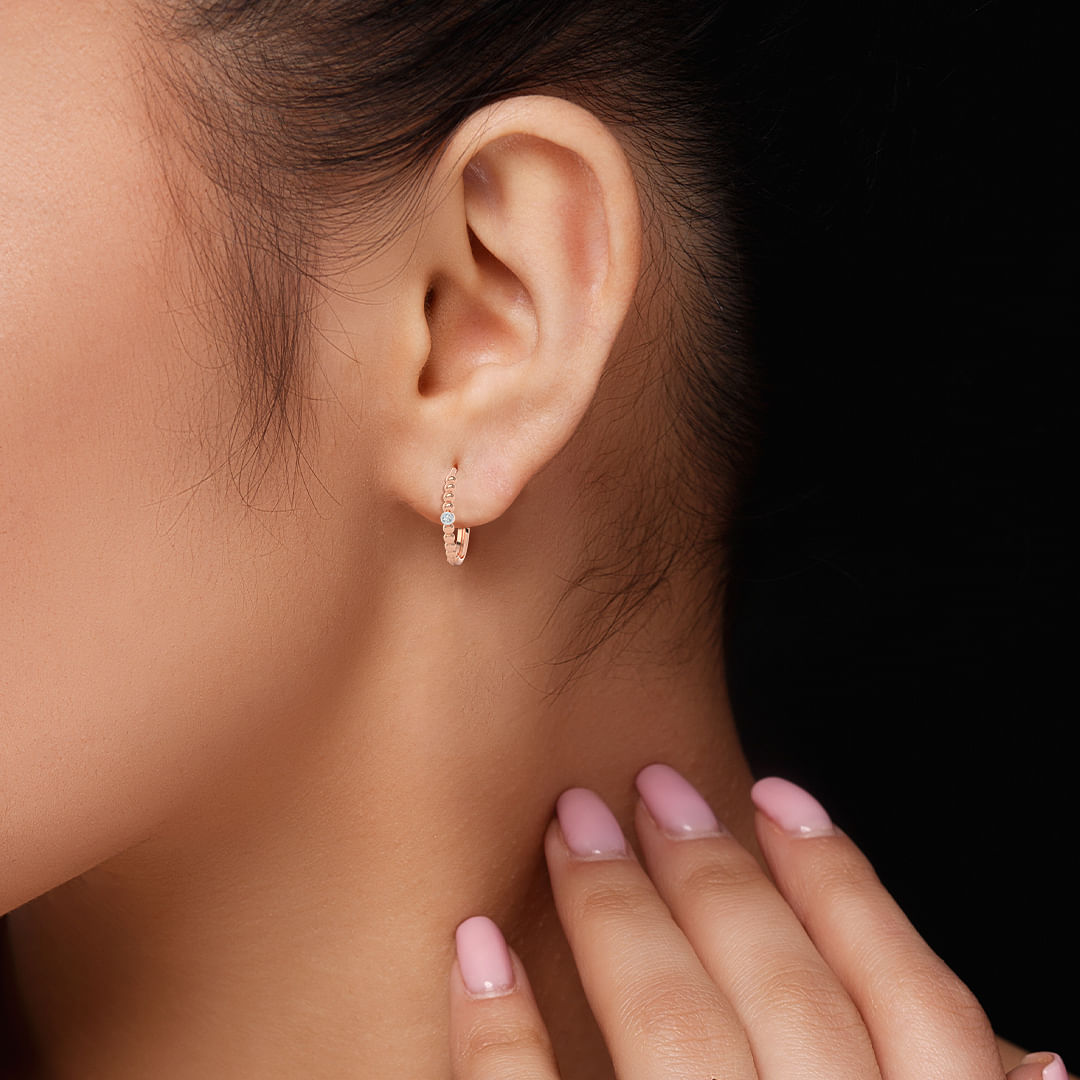 Trillion Shape Earring, Three Stone Stud One Pcs Earrings, 1 CT Round Cut  Genuine Clear Moissanite Diamond Stud Earrings, 925 Silver Earring - Etsy
