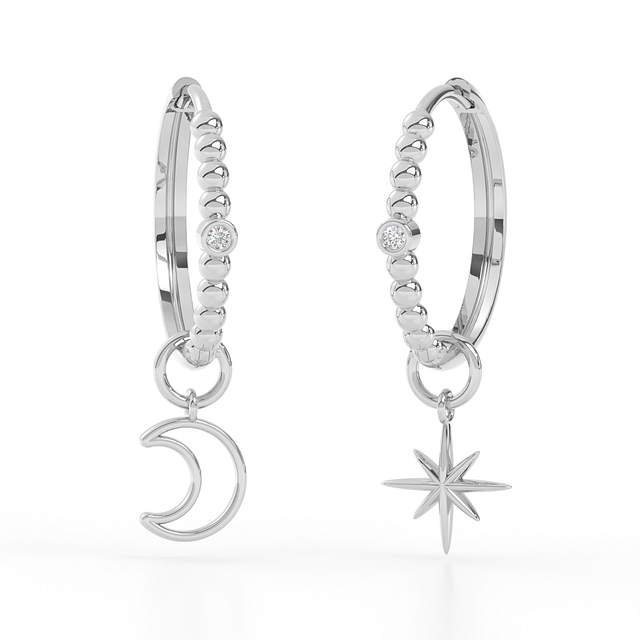 Luna Star Blissful Diamond Earring