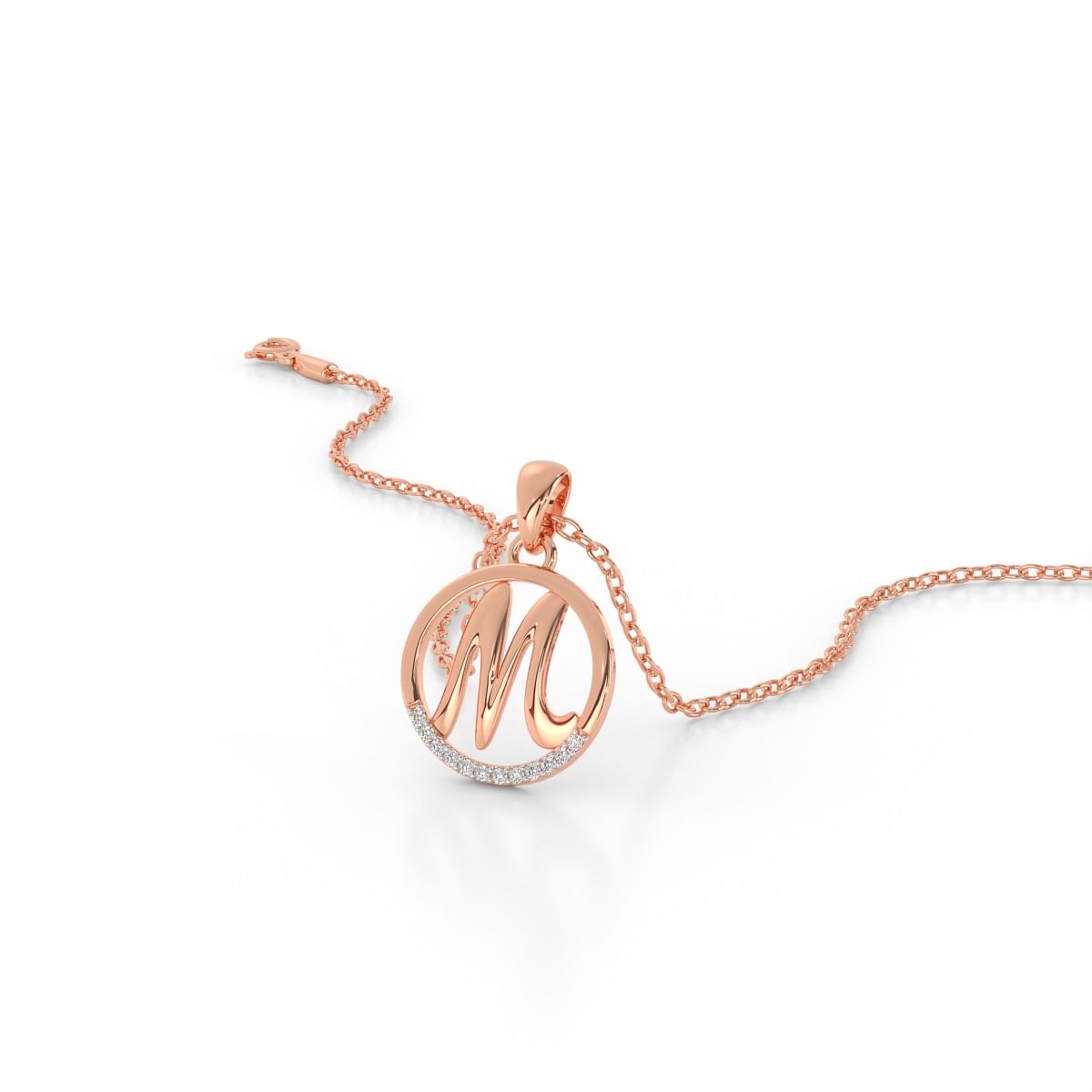 Name Necklace Gold | M Alphabet Necklace for Women | Initial Necklaces –  Jewellery Hat
