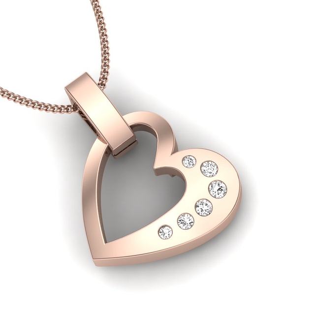 Little Heart 2 Heart Diamond Pendant