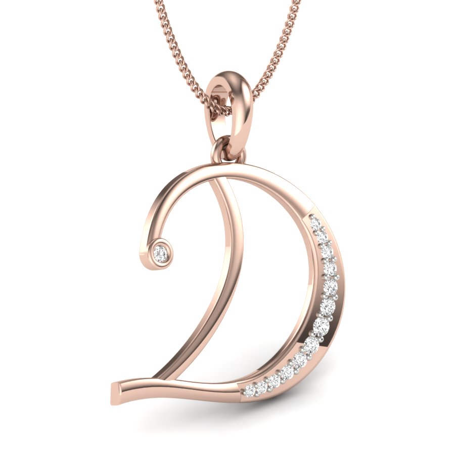 The Fancy D Pendant Diamond