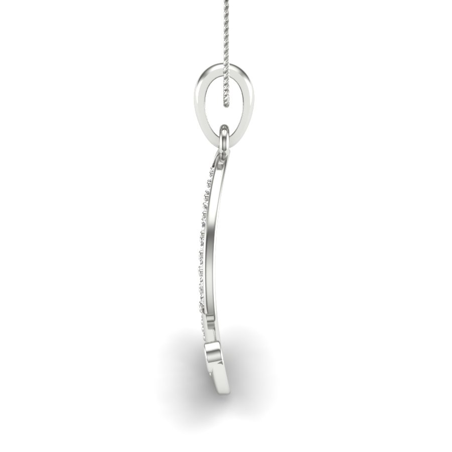 Alphabet Q Diamond Pendant