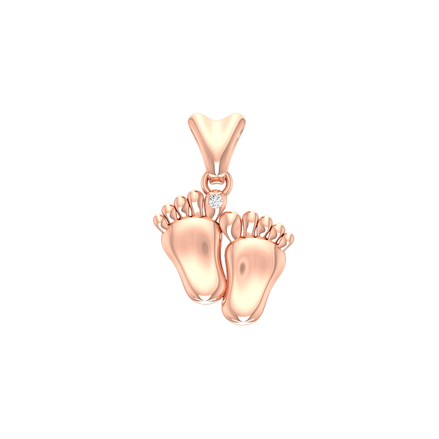 Footsteps Diamond Pendant